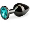 LOVE AND VIBES Bijou anal rosebud gun metal M 88g - 6 coloris