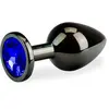 LOVE AND VIBES Bijou anal rosebud gun metal M 88g - 6 coloris