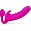 LOVE AND VIBES Strap-on vibrant et percuteur Sky