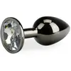 LOVE AND VIBES Bijou anal rosebud gun metal taille S 50g