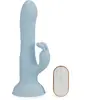 Vibromasseur rabbit ventouse va-et-vient et vibrant VelvetHop