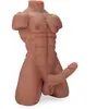 Poupée sexuelle buste homme avec pénis masturbateur articulé et anus L...