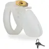 Cage à pénis en silicone et 5 anneaux Medusa