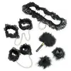 Kit coquin menottes, string, nippies et plumeau Red Room