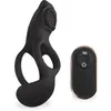 Double anneau avec stimulateurs de clitoris et zone intime masculine M...