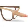 Gode ceinture creux réaliste seconde peau 19,5cm Clarke