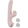 Vibromasseur rabbit va-et-vient et 3 becs stimulants Amor