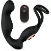 Vibromasseur sex toy homme anal Stimulateur de prostate vibrant et rot...