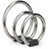 LOVE AND VIBES Triple anneau cockring métal