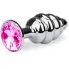 LOVE AND VIBES Bijou anal rosebud torsadé S - 8 coloris