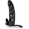 LOVE AND VIBES Gaine silicone cockring et stimulateur vibrant