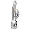 LOVE AND VIBES Vibromasseur rabbit rotatif Silver Pleasure