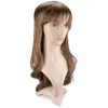 LOVE AND VIBES Perruque cheveux châtains longs lisses