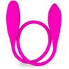 Double oeuf vibrant puissant rechargeable Vibromasseur à distance pour...