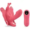 Culotte vibrante papillon silicone gode 30 modes Vibromasseur pour fem...
