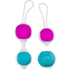 LOVE AND VIBES Boules de geisha silicone 2-en-1