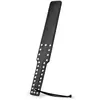 LOVE AND VIBES Paddle noir similicuir et rivets BDSM 38,0cm