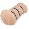 Masturbateur Vagin Réaliste Artificiel Sextoy pour homme 2-en-1 vagine...