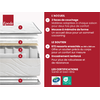 Matelas Ressorts + mémoire de forme 90x1 EPEDA LE RAFFINEMENT 2