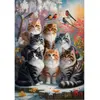 Alipson Puzzle Hiver Félin