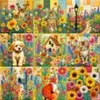 Alipson Puzzle Patchwork d'un Jardin de Campagne