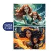 Alipson Puzzle 2 Puzzles - L'Eau et le Feu - Collection Mère et Fille