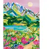 Pieces & Peace Mini Puzzle - Lever de Soleil sur les Alpes