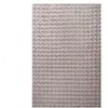 Tapis doux aspect bulles beige 80x250