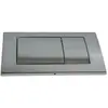 Plaque de commande antivandalisme WC Regiplast CESAME double volume, m...