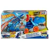 Hot Wheels City Transporteur Geant T Rex 2 en 1 Camion et Dino piste d...