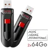 Pack De 2 Cles 3.0 Usb Sandisk 64go - Total 128go
