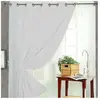 HomeMaison Rideau occultant uni M1 non feu (240x260 cm - Blanc cassé)