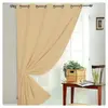 HomeMaison Rideau Occultant - Non Feu M1 - Beige - 140 x 180 cm - Synthétique - Intérieur