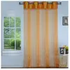 Home Maison Voilage Safran à Fines Rayures (140x240 cm - Jaune safran)