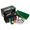GENERIQUE Coffret jeu poker 200 Jetons avec Tapis et Cartes jeu de carte