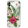 NOV@GO iPhone XR Coque Souple et Résistante Anti Choc avec Impression de qualité (Bouquet Exotique)