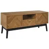 PARIS PRIX Meuble TV Design "Felix" 110cm Marron