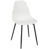 Lot de 6 Chaises "Gustav" 87cm Blanc