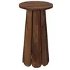 HOME DECO FACTORY Table d'Appoint Design "Will" 55cm Marron