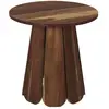 Table d'Appoint Design "Will" 45cm Marron