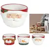 MULTIMARQUES Home Deco Factory - Bol Relief Noel - Motifs Aléatoires  - 12x7.6x12 cm T.U