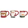 MULTIMARQUES Home Deco Factory - Mug Relief Noel - Motifs Aléatoires  - 14x10.2x9.5 cm T.U