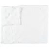 Home Deco Factory - Plaid flanelle damier blanc - 120x150 cm T.U
