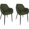 Fauteuil Atome Kaki - Lot De 2