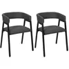 Fauteuil Design Atome Gris - Lot De 2