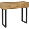 THE HOME DECO FACTORY Console en mdf et métal Calypso.