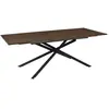 Table repas extensible en bois et métal 6 à 8 personnes Tiffany.