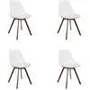 Chaise Transparente Coussin Cotele Scott Beige - Lot De 4