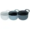 Lot de 3 Bols Pâtissiers Mélangeur 18cm Bleu