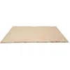 HOME DECO FACTORY - Tapis Imit Fourrure Imp Doré Taupe 120 x 170 cm